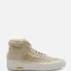 BRANDBLACK Women's Capo Natural Shearling High Top Sneaker