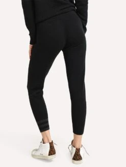 Naadam Cashmere Jogger With Stripes -Standrews Links Officials Store WC92178 BLACKalt2