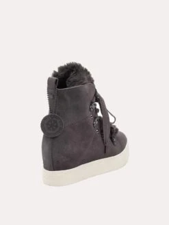 J/Slides Whitney Waterproof Suede Bootie -Standrews Links Officials Store WHITNEY GREYalt1