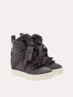 J/Slides Whitney Waterproof Suede Bootie -Standrews Links Officials Store WHITNEY GREYalt2