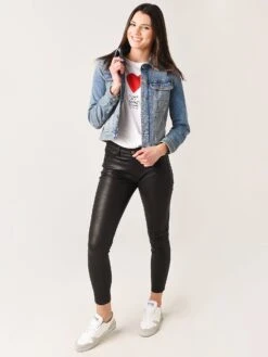 Zadig & Voltaire Women's Kioky Band Of Sisters Jacket -Standrews Links Officials Store WJCT3402FxBLEUxAlt3 28743956