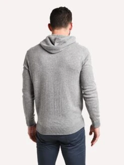 Greyson Men's Koko Hooded Solid Sweater -Standrews Links Officials Store WKO1001 SMOKEHEATHERalt2