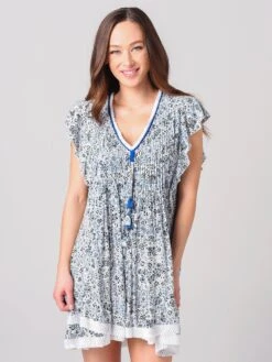 Poupette St. Barth Women's Lace Trimmed Mila Dress