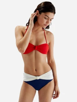 Solid & Striped The Whitney Bikini Top Cherry