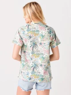 Onia Women's Vacation Shirt -Standrews Links Officials Store WWT26 07xMULTIxAlt3 32226887