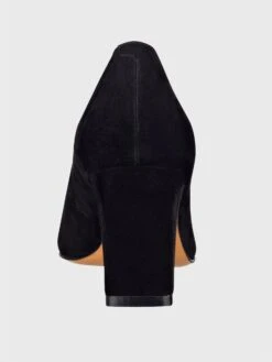 Marc Fisher Women's Zala Block Heel Pointy Toe Pump -Standrews Links Officials Store ZALAxBLACKSUEDExAlt2 16578258