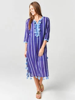 Oliphant Women's Zedi Tassel Kaftan