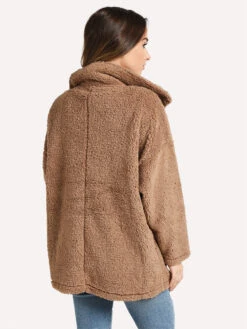 Z Supply The Sherpa Teddy Bear Coat -Standrews Links Officials Store ZJ183512 TOFFEEalt3