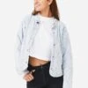Z Supply Women's Redwood Knit Denim Jacket