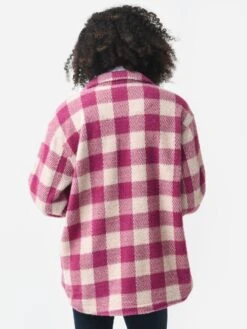 Z Supply Women's Plaid Check Tucker Jacket 9 Z Supply Women's Plaid Check Tucker Jacket -Standrews Links Officials Store ZJ224576xBERRYxAlt4 82310556