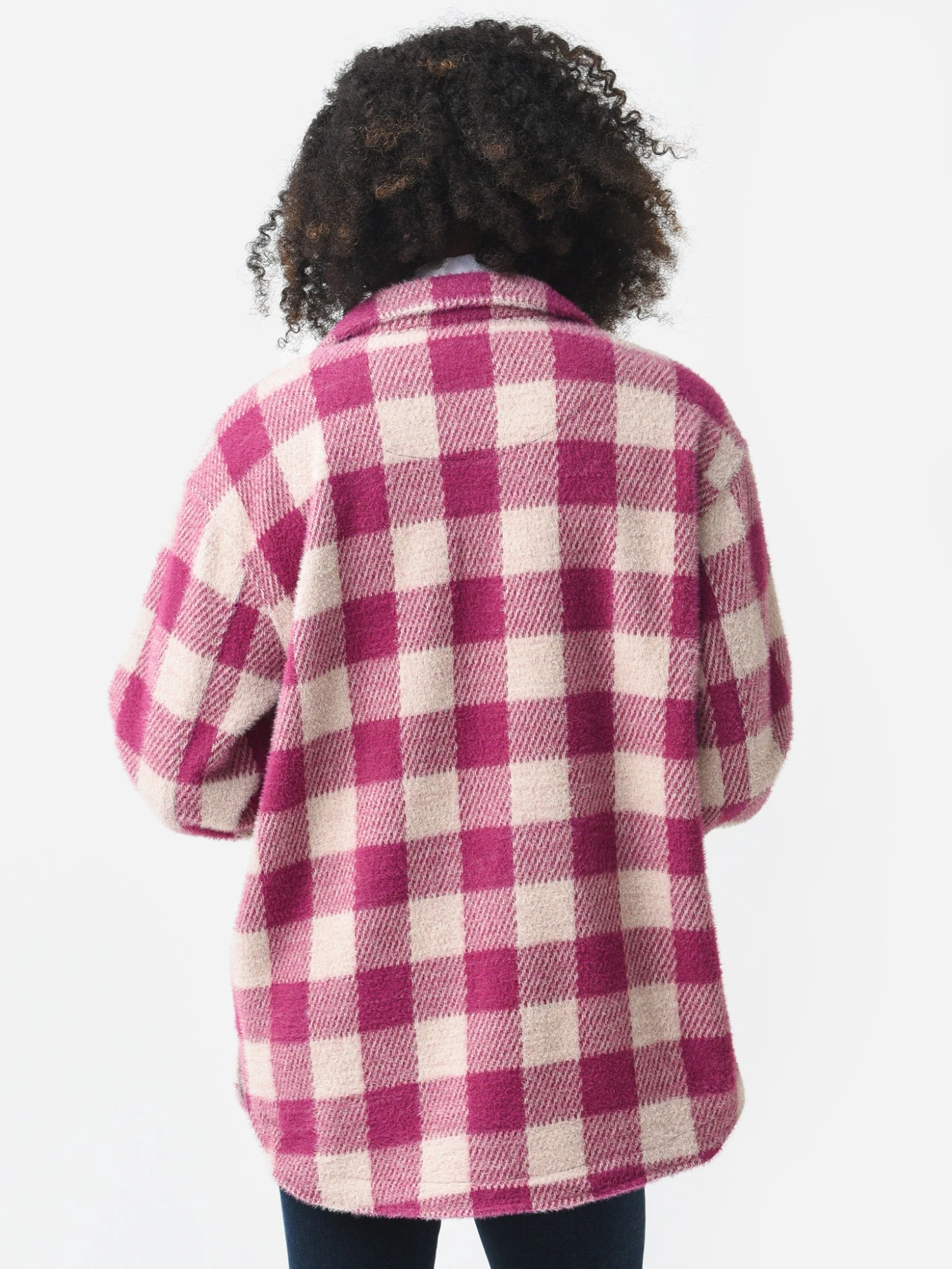 Z Supply Women's Plaid Check Tucker Jacket 5 Z Supply Women's Plaid Check Tucker Jacket - Image 5