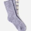 Z Supply Women's 2 Pack Plush Socks