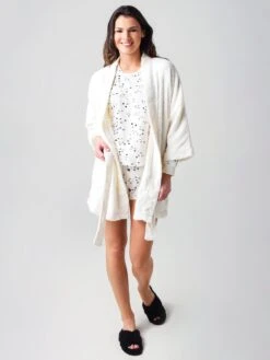 Z Supply Women's Luxe Quilted Kimono Robe -Standrews Links Officials Store ZLJ211165xVANILLAICExAlt3 23246131