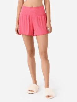 Z Supply Women's Dawn Rib Smocked Short