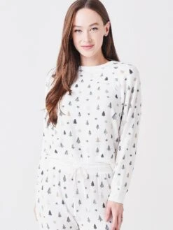 Z Supply Women's Claire Tree Long Sleeve Top