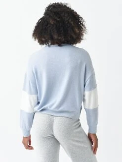 Z Supply Women's Elle Aprés Ski Long Sleeve Top -Standrews Links Officials Store ZLT224657xCLOUDYBLUExAlt4 82310293