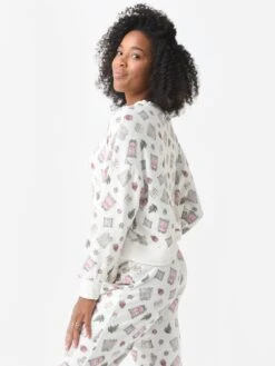 Z Supply Women's Elle Cozy Vibes Long Sleeve Top -Standrews Links Officials Store ZLT224677xVANILLAICExAlt3 82310125