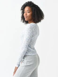 Z Supply Women's Fireside Fair Isle Long Sleeve Top 6 Z Supply Women's Fireside Fair Isle Long Sleeve Top -Standrews Links Officials Store ZLT224741xCLOUDYBLUExAlt2 82310335