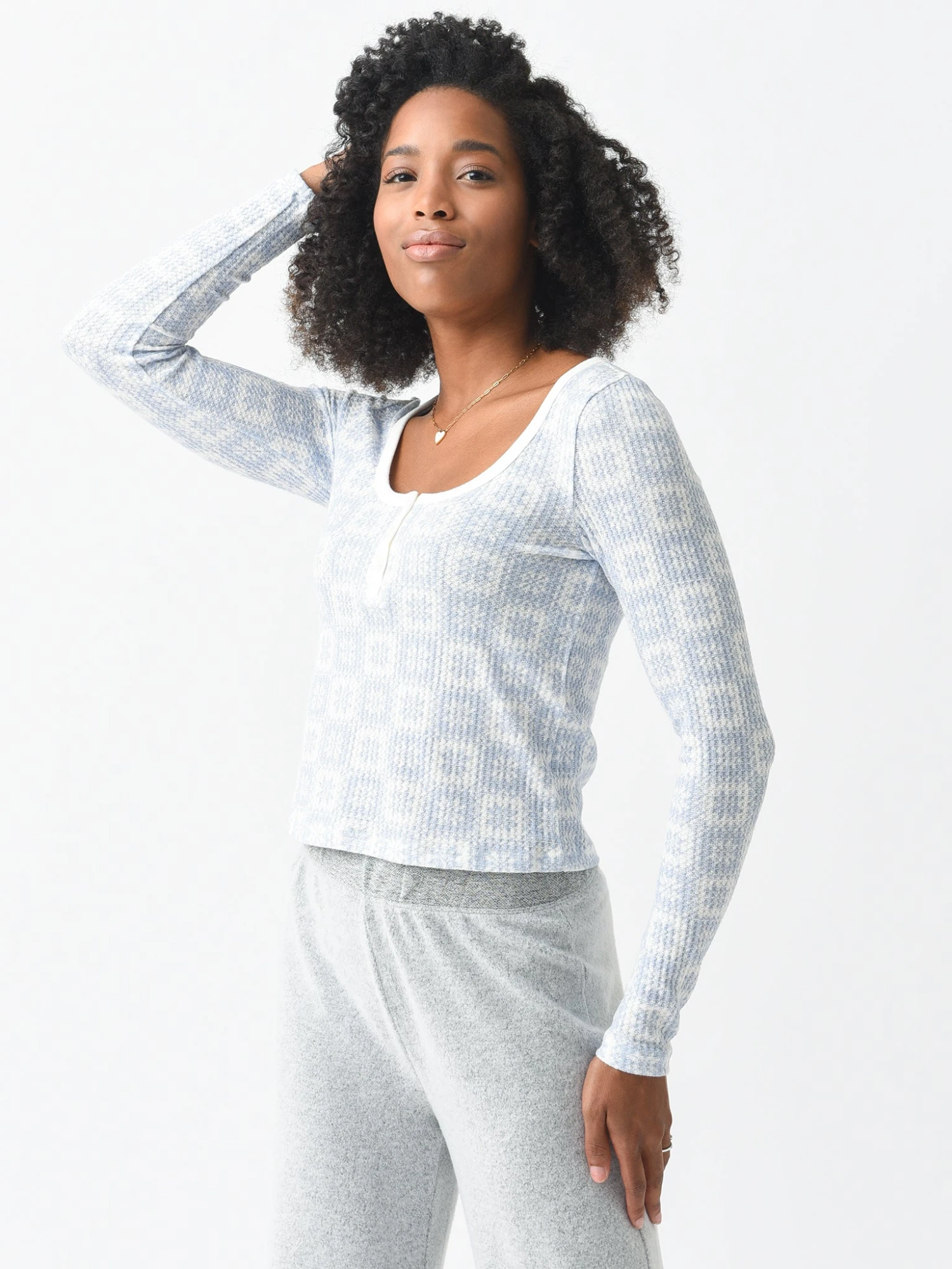 Z Supply Women's Fireside Fair Isle Long Sleeve Top 1 Z Supply Women's Fireside Fair Isle Long Sleeve Top