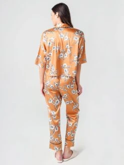 Z Supply Women's Jolie Floral Satin Pajama Set -Standrews Links Officials Store ZLZ211169xDARKAMBERxAlt2 25389054