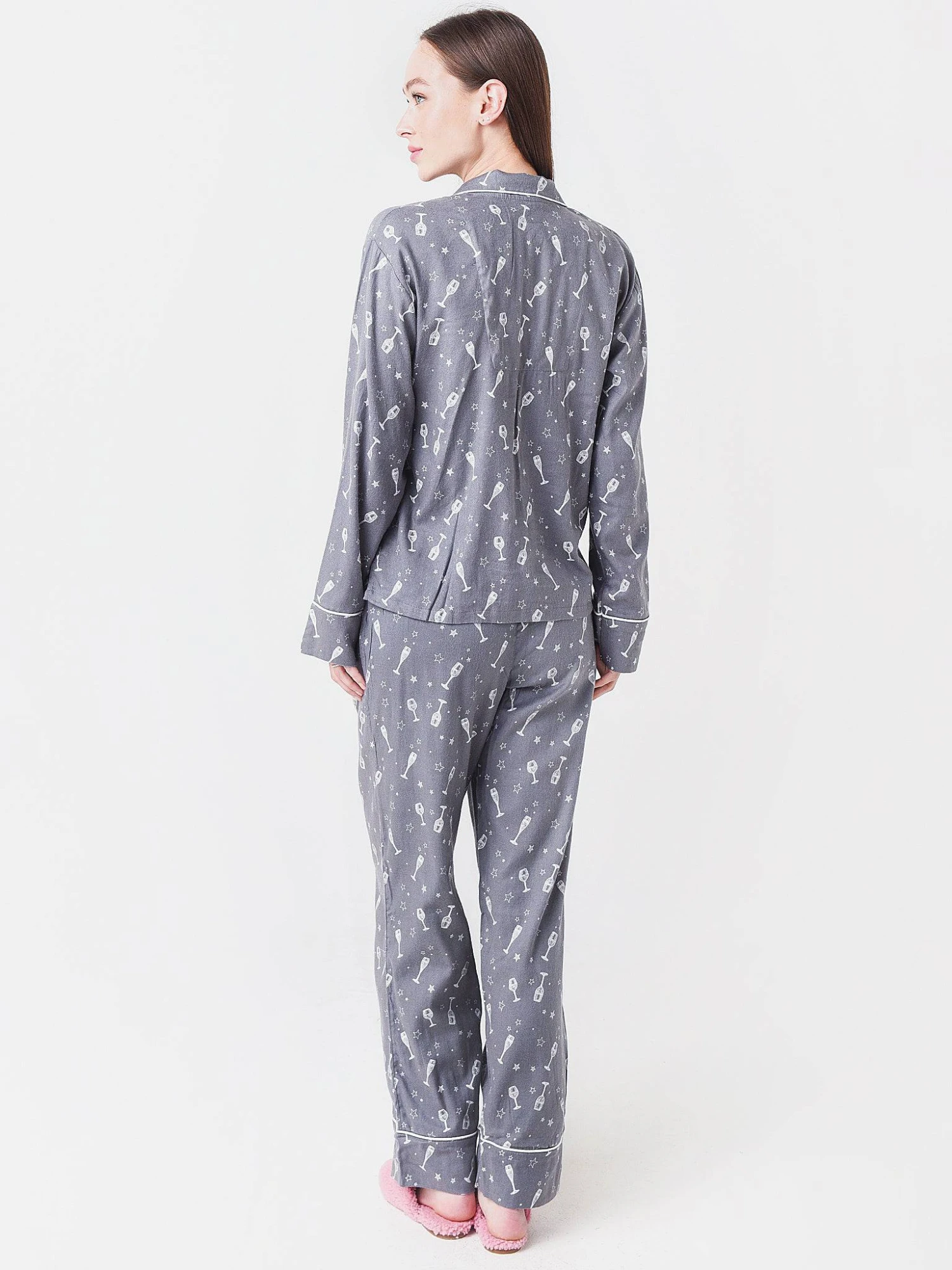 Z Supply Women's Sleep All Day Wine Pajama Set 2 Z Supply Women's Sleep All Day Wine Pajama Set - Image 2