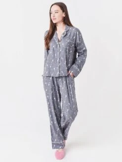 Z Supply Women's Sleep All Day Wine Pajama Set