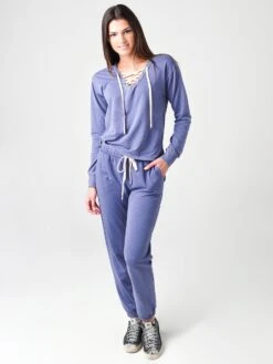 Z Supply Women's PE Terry Jogger Sweatpant -Standrews Links Officials Store ZP203624xVINTAGEBLUExAlt3 16473582