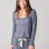 Z Supply Women's Take It Easy Dot Henley