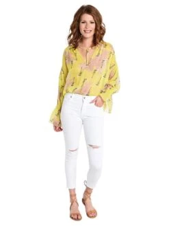 AGOLDE Sophie Crop -Standrews Links Officials Store a018 817 shorelinealt1