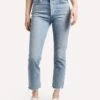 Agolde Riley Hi-Rise Straight Crop Jean