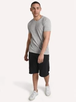 ATM Men's Slub Jersey Crew Neck Tee -Standrews Links Officials Store am4000 fk1 heathergreyalt3