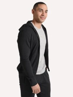 ATM Men's French Terry Hoodie -Standrews Links Officials Store am4800 fq charcoalheatheralt1