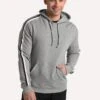 ATM Men's French Terry Racing Stripe Hoodie