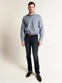 Hartford Paul Pat Woven Shirt -Standrews Links Officials Store aq02005 skyalt1