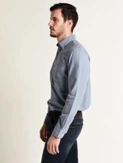 Hartford Paul Pat Woven Shirt -Standrews Links Officials Store aq02005 skyalt2