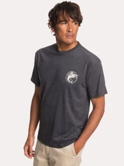 Quiksilver Men's Waterman Mulege Tee -Standrews Links Officials Store aqmzt03345 charcoalheatheralt1