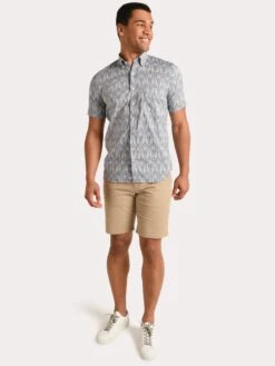 Hartford Sander Woven Shirt -Standrews Links Officials Store ar18045 reverseblueafricanprintalt1