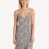 ATM Women's Lunar Leopard Slub Jersey Slip Dress
