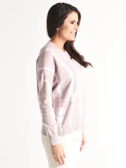 ATM Women's Cotton Cashmere Tie Dye Sweater -Standrews Links Officials Store aw8260 yyt2 sunsetalt1