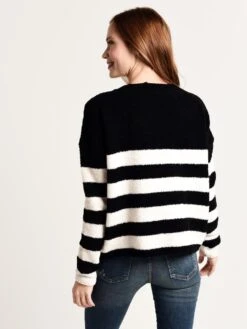 ATM Chenille Boat Neck Sweater 8 ATM Chenille Boat Neck Sweater -Standrews Links Officials Store aw8281 ud black chalkalt2