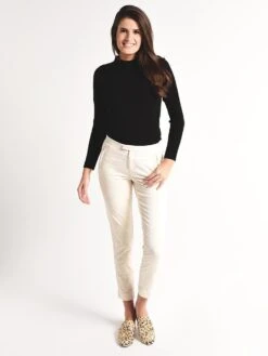 ATM Women's Stretch Corduroy Slim Pant 9 ATM Women's Stretch Corduroy Slim Pant -Standrews Links Officials Store aw9142 nj chalkalt3