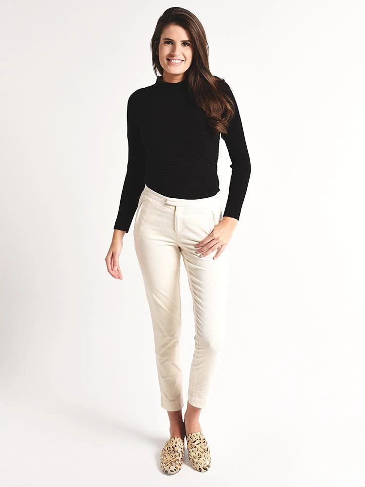 ATM Women's Stretch Corduroy Slim Pant 5 ATM Women's Stretch Corduroy Slim Pant - Image 5