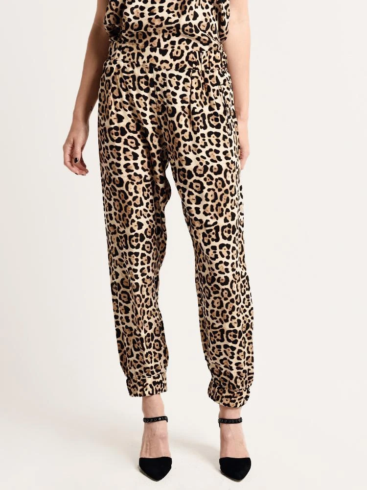 ATM Leopard Print Silk Pull On Pant 1 ATM Leopard Print Silk Pull On Pant