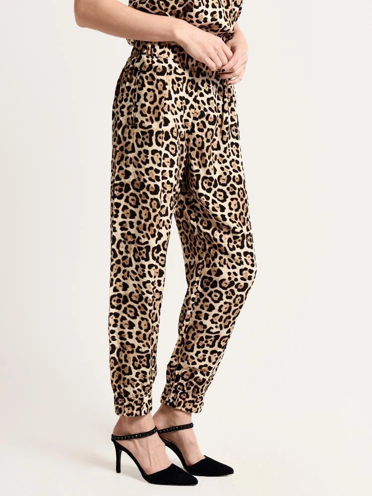 ATM Leopard Print Silk Pull On Pant 4 ATM Leopard Print Silk Pull On Pant - Image 4