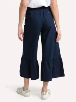 ATM Women's Cotton Oxford Flared Pants 8 ATM Women's Cotton Oxford Flared Pants -Standrews Links Officials Store aw9162 maf midnightalt2