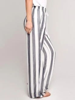 Bella Dahl Tassel Cord Wide Leg Pant -Standrews Links Officials Store b3029 647 304 blue whitestripealt1
