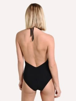 Karla Colletto Basics Low Back Plunge With Ties -Standrews Links Officials Store ba 800 blackalt3