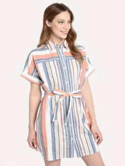 After Market Button Down Shirt Dress -Standrews Links Officials Store bc253d multialt2