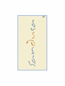 Sandusa Beach Towel Regular -Standrews Links Officials Store beachtowelregular brontealt1