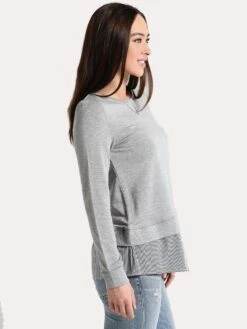 BB Dakota Layer Slayer Shirt Tail Sweate 7 BB Dakota Layer Slayer Shirt Tail Sweate -Standrews Links Officials Store bj105784 ltheathergreyalt1